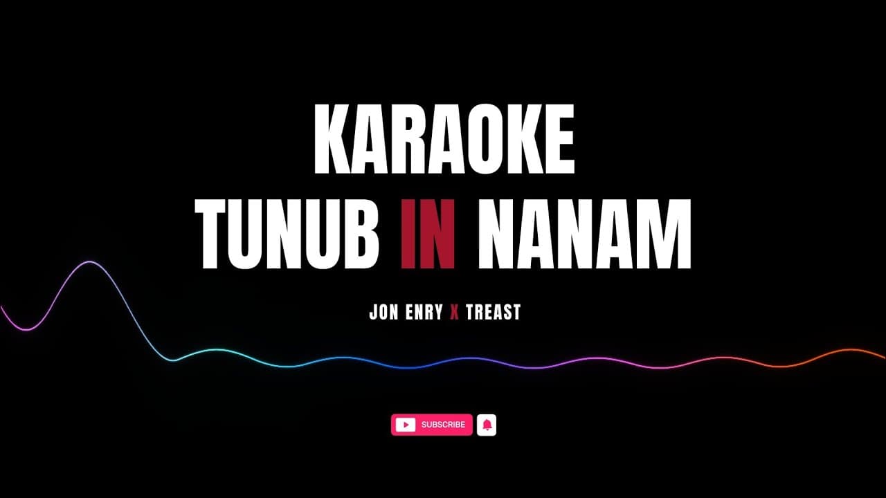 KARAOKE | Tunub In Nanam - Treast