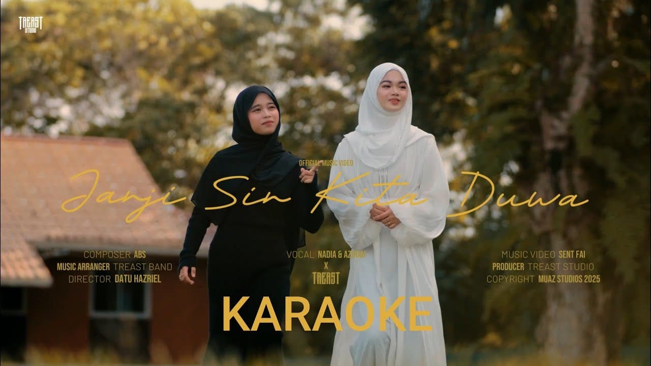 KARAOKE | Janji Sin Kita Duwa - Nadia & Azirah X Treast (Audio High Quality) 