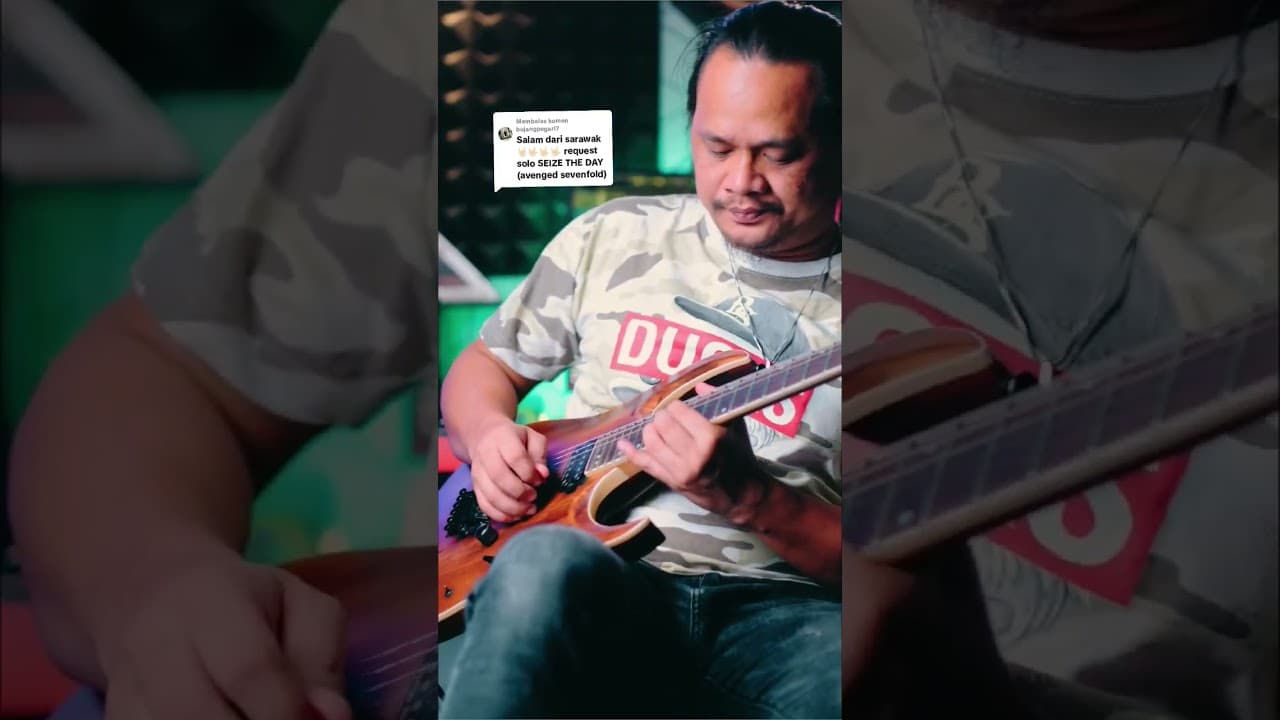 Avenged Sevenfold - Seize the Day Cover Solo by Budi Muin